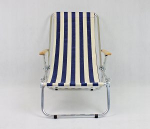 E-sezon Leżak plażowy składany, aluminiowy, lekki, 120 KG 4