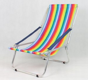 E-sezon Leżak plażowy składany do torby, aluminiowy, lekki (99) 16