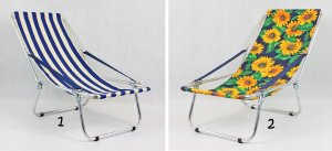 E-sezon Leżak plażowy składany do torby, aluminiowy, lekki (99) 8