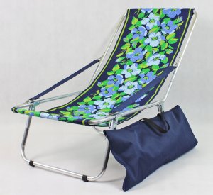 E-sezon Leżak plażowy składany do torby, aluminiowy, lekki (99) 10