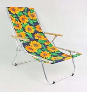 E-sezon Lekki leżak plażowy składany do torby, max 120 KG 5