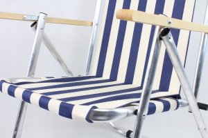 E-sezon Krzesło plażowe, leżak ogrodowy aluminiowy, 150 KG 9