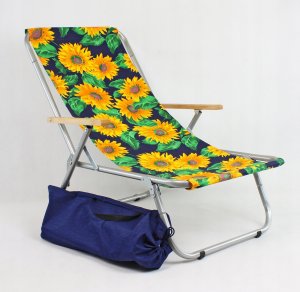 E-sezon Leżak plażowy składany do torby, 150 kg, TE 5