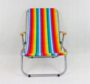 E-sezon Leżak plażowy składany do torby, 150 kg, TE 7