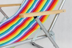 E-sezon Leżak plażowy składany do torby, 150 kg, TE 9