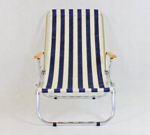 E-sezon Leżak plażowy składany, aluminiowy, MAX 150 kg 9