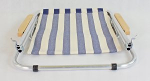 E-sezon Leżak plażowy składany, aluminiowy, MAX 150 kg 10