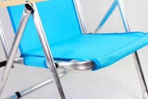 E-sezon Leżak plażowy z siatki, krzesło składane Do 150 KG 12