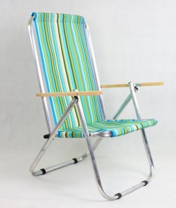 E-sezon Leżak plażowy, ogrodowy, składany do 150 kg Z 2