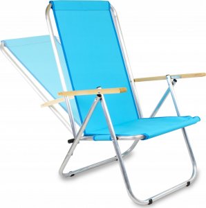 E-sezon Leżak plażowy z siatki, krzesło składane 125 KG TU 1