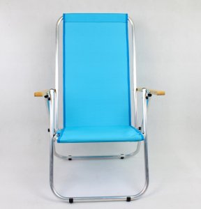 E-sezon Leżak plażowy z siatki, krzesło składane 125 KG TU 4