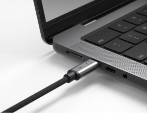 Kabel USB Linq USB-C - USB-C 2 m Czarno-szary (LQ48030) 6