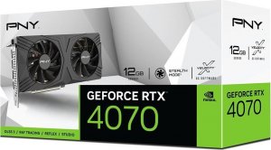 Karta graficzna PNY GeForce RTX 4070 Verto 12GB GDDR6X (VCG407012DFXPB1) 2