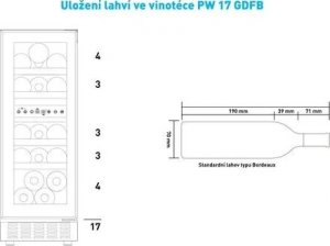 Chłodziarka do wina Philco PW 17 GDFB 8