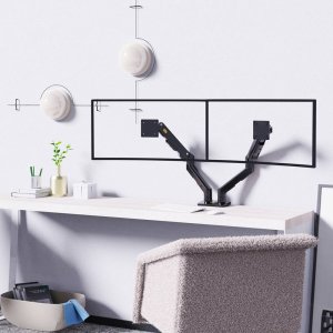 NB Uchwyt biurkowy na 2 monitory 27" - 34" (G55) 3