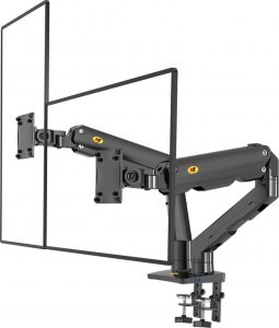 NB Uchwyt biurkowy na 2 monitory 27" - 34" (G55) 6