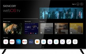 Telewizor Sencor SLE 65US801TCSB LED 65'' 4K Ultra HD WebOS 1