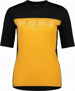 Mons Royale Koszulka Mons Royale OL Black Gold Damska (XS) 1