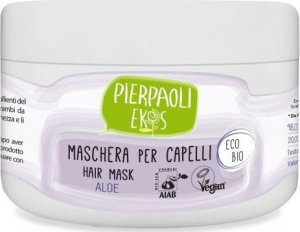 Pierpaoli Pierpaoli Ekos Maska do włosów z organicznym sokiem aloesowym i masłem shea - 250 ml 1