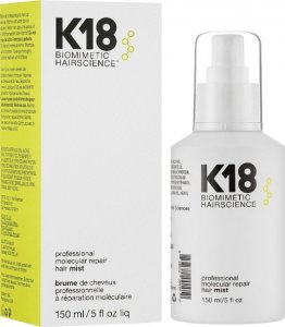 K18 Professional Molecular Repair Hair Mist Mgiełka Molekularna do Włosów 150ML 1