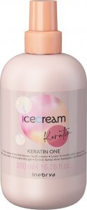 Inebrya Inebrya Ice Cream Keratin One Multiaction, wielozadaniowa odżywka do włosów, z keratyną, 200ml 1