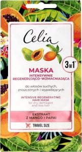 Celia Celia Maska do włosów intensywnie regenerująco - wzmacniająca 3w1 10ml - saszetka 1