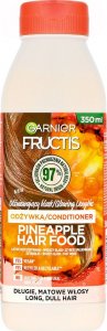 Fructis Hair Food Pineapple Odżywka olśniewający blask do włosów długich i matowych 350ml 1