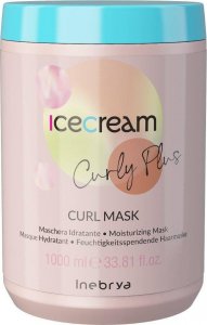 Inebrya Ice Cream Curly Plus nawilżająca maska do włosów kręconych i falowanych 1000ml 1