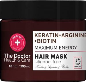 THE DOCTOR_Health &amp; Care maska do włosów wzmacniająca Keratyna + Arginina + Biotyna 295ml 1