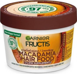 Garnier Garnier Fructis Macadamia Hair Food wygładzająca maska do włosów suchych i niesfornych 400ml 1