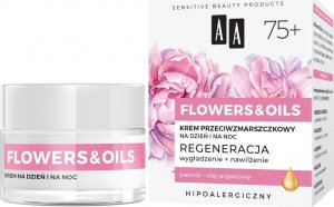 AA_Flowers and Oils 75+ regenerujący krem przeciwzmarszczkowy na dzień i na noc 50ml 1