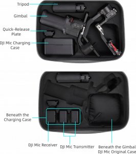 SunnyLife Futerał HARD Case Etui Pokrowiec do DJI RS 3 MINI / DJI MIC / RO-B555-D 6