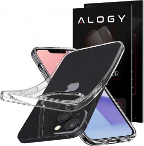 Spigen Etui obudowa Spigen Liquid Crystal do Apple iPhone 13 Crystal Clear + Szkło 1