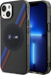 BMW BMW Tricolor Stripes MagSafe - Etui iPhone 14 (Szary) 1