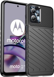 Hurtel Thunder Case etui Motorola Moto G13 silikonowy pancerny pokrowiec czarne 1