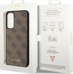 Guess Etui Guess GUHCSA34GF4GBR Samsung Galaxy A34 5G brązowy/brown hardcase 4G Charms Collection 3