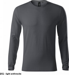 MALFINI Brave 155 - ADLER - Koszulka męska, 160 g/m2, 5% elastan, 95% bawełna, - light anthracite S 1