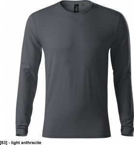 MALFINI Brave 155 - ADLER - Koszulka męska, 160 g/m2, 5% elastan, 95% bawełna, - light anthracite 3XL 1