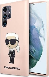 Karl Lagerfeld Karl Lagerfeld Silicone NFT Ikonik - Etui Samsung Galaxy S23 Ultra (różowy) 1