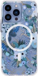 RIFLE PAPER CLEAR MAGSAFE - ETUI IPHONE 13 PRO (GARDEN PARTY BLUE) 1