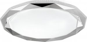 Lampa sufitowa Polux Sufitowa plafoniera glamour Glossy 314819 LED 72W biała chrom 1