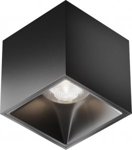 Lampa sufitowa Maytoni Sufitowa lampa natynkowa Alfa C065CL-L12B4K LED 12W kostka czarna 1