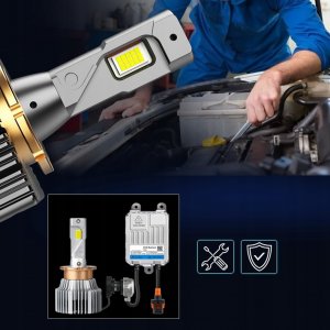 SKLEPLEDY ŻARNIKI LED D2S D2R XSTORM P&P CANBUS 25000LM 70W 5