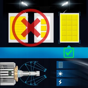 SKLEPLEDY ŻARNIKI LED D3S D3R XSTORM P&P CANBUS 25000LM 70W 7