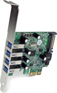 Kontroler StarTech NIC Adapter Wewnętrzny 4 Port PCIe to 4x USB 3.0 1