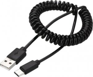 Kabel USB Gembird USB-A - USB-C 0.6 m Czarny (CC-USB2C-AMCM-0.6M) 1