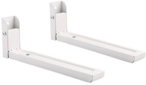 Gembird Uniwersalny stalowy uchwyt / wsporniki ścienne, białe, montowane na ścianie, do 30kg (WM-U30-01-W) 1