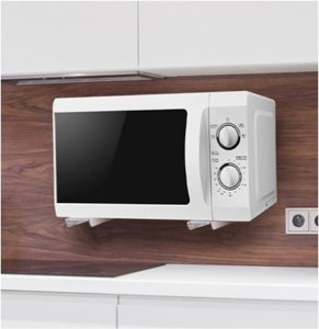 Gembird Uniwersalny stalowy uchwyt / wsporniki ścienne, białe, montowane na ścianie, do 30kg (WM-U30-01-W) 2