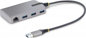 HUB USB StarTech 5G3AGBB 1x microUSB 1x RJ-45  + 3x USB-A 3.1 Gen1 (5G3AGBB-USB-A-HUB) 1