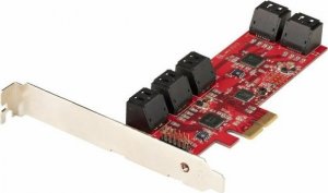 Kontroler StarTech Adapter wewnętrzny PCIe SATA Controller Karte 10 Port 1